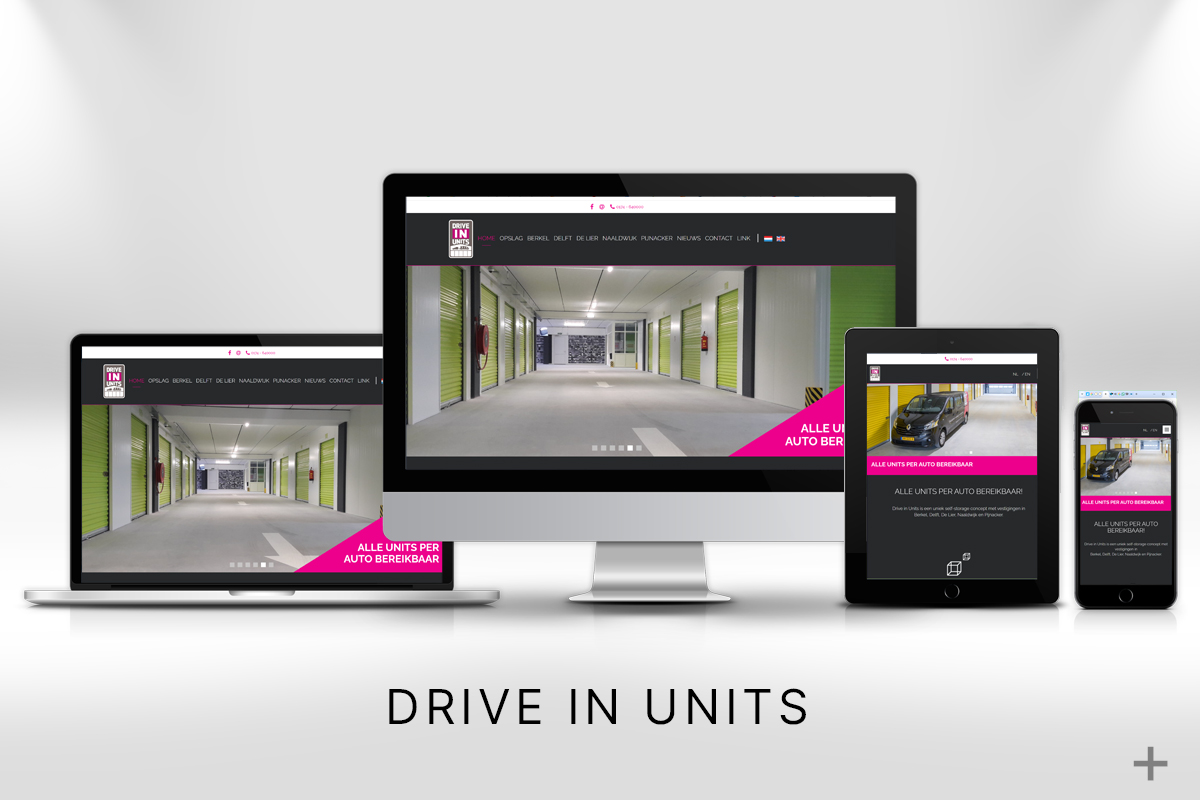 Website project zoekmachine optimalisatie voor Drive-in Units door 2B Media uit Delft